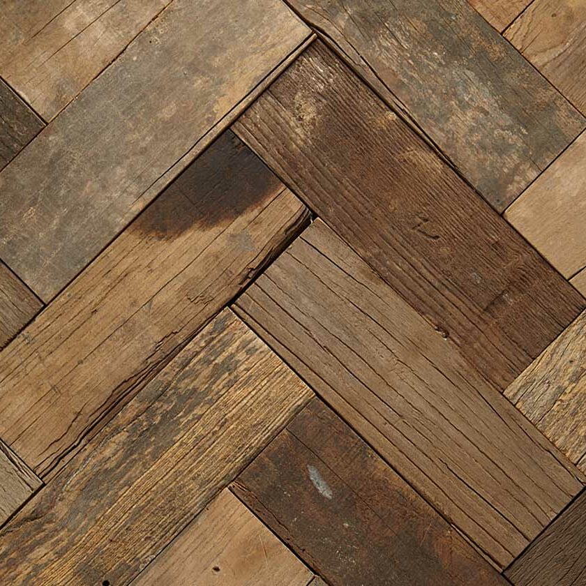 Wood Parquet Flooring - reclaimed ELM